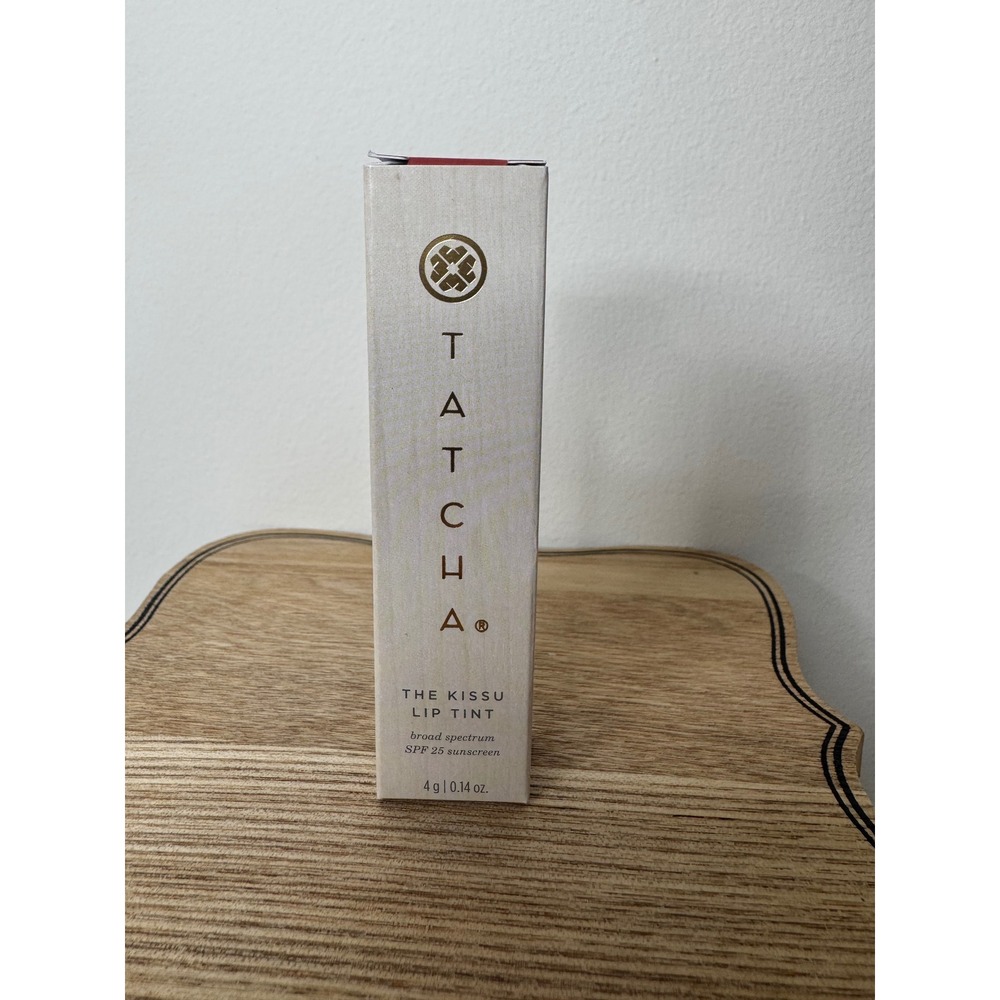 Tatcha The Kissu Lip Tint SPF 25 Camellia Warm Red 4g 0.14oz New in Box